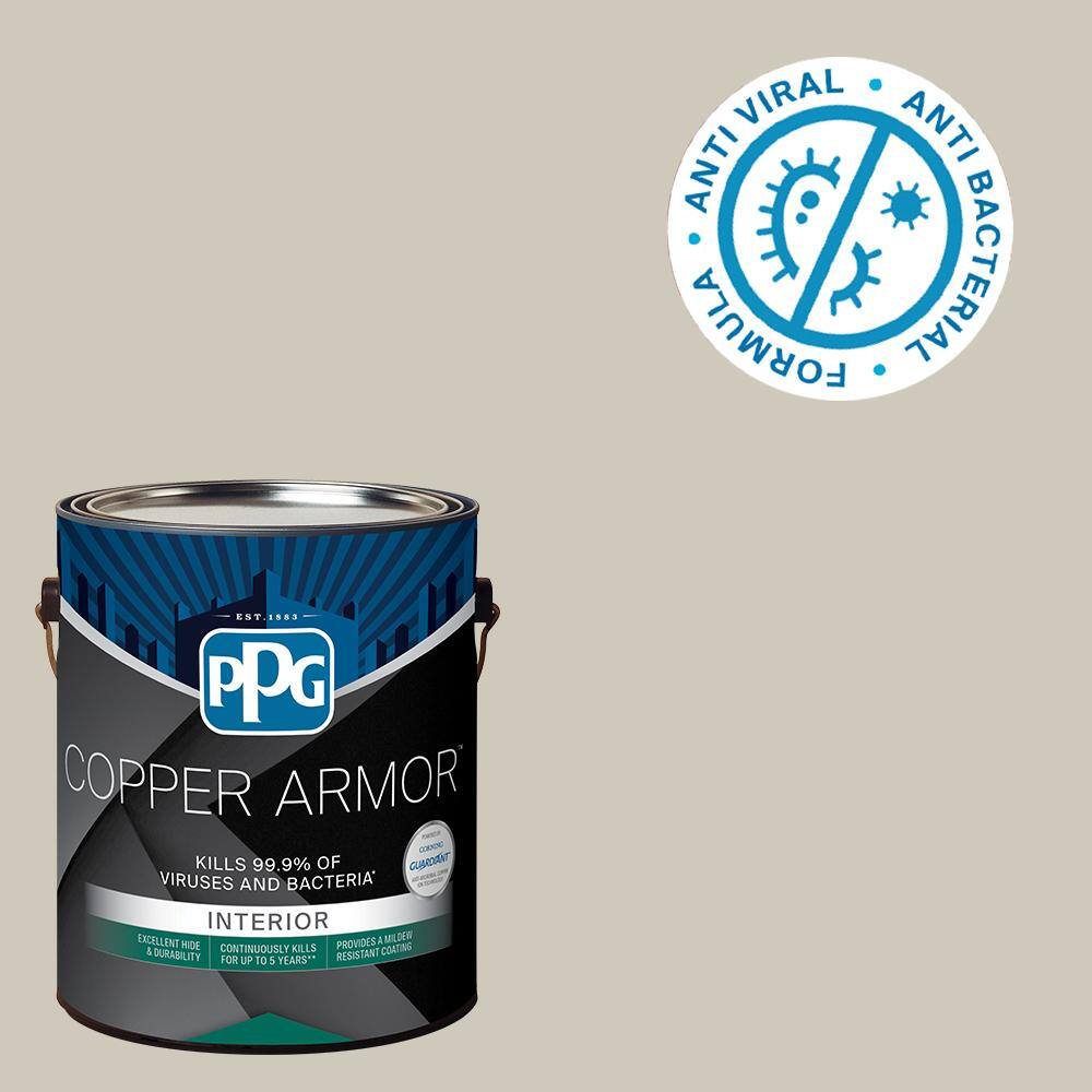 COPPER ARMOR 1 gal. PPG10082 Storm'S Coming SemiGloss Interior