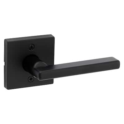 Tolland Solid Brass Dummy Door Knob Plate with Lever Handle