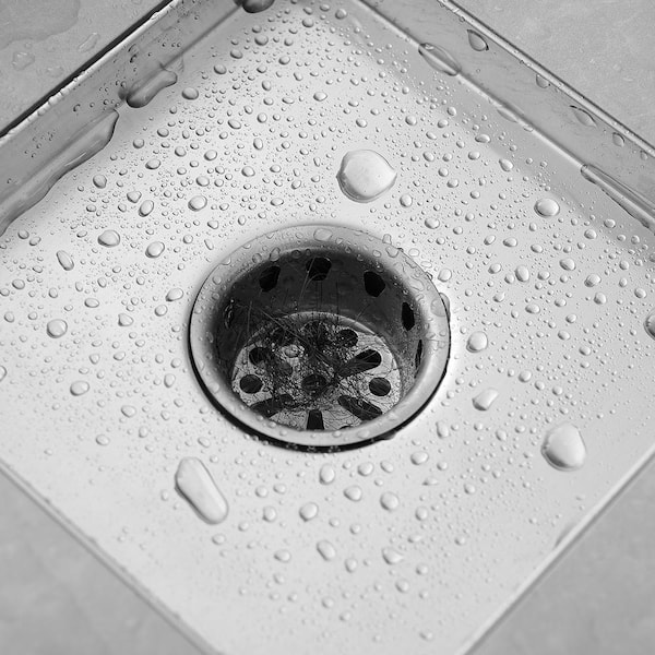 GIVING TREE 6 in. x 6 in. Stainless Steel Square Shower Drain with Mesh in  Matte Black HDBT-ZG0126 - The Home Depot