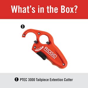 1-1/4 in. to 1-1/2 in. PTEC 3000 Plastic Tubing Cutter