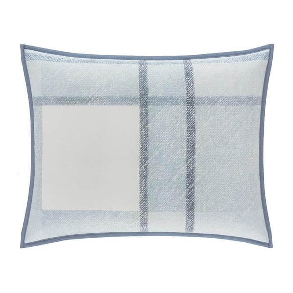 Unbranded Langdon Blue Blue Standard Sham