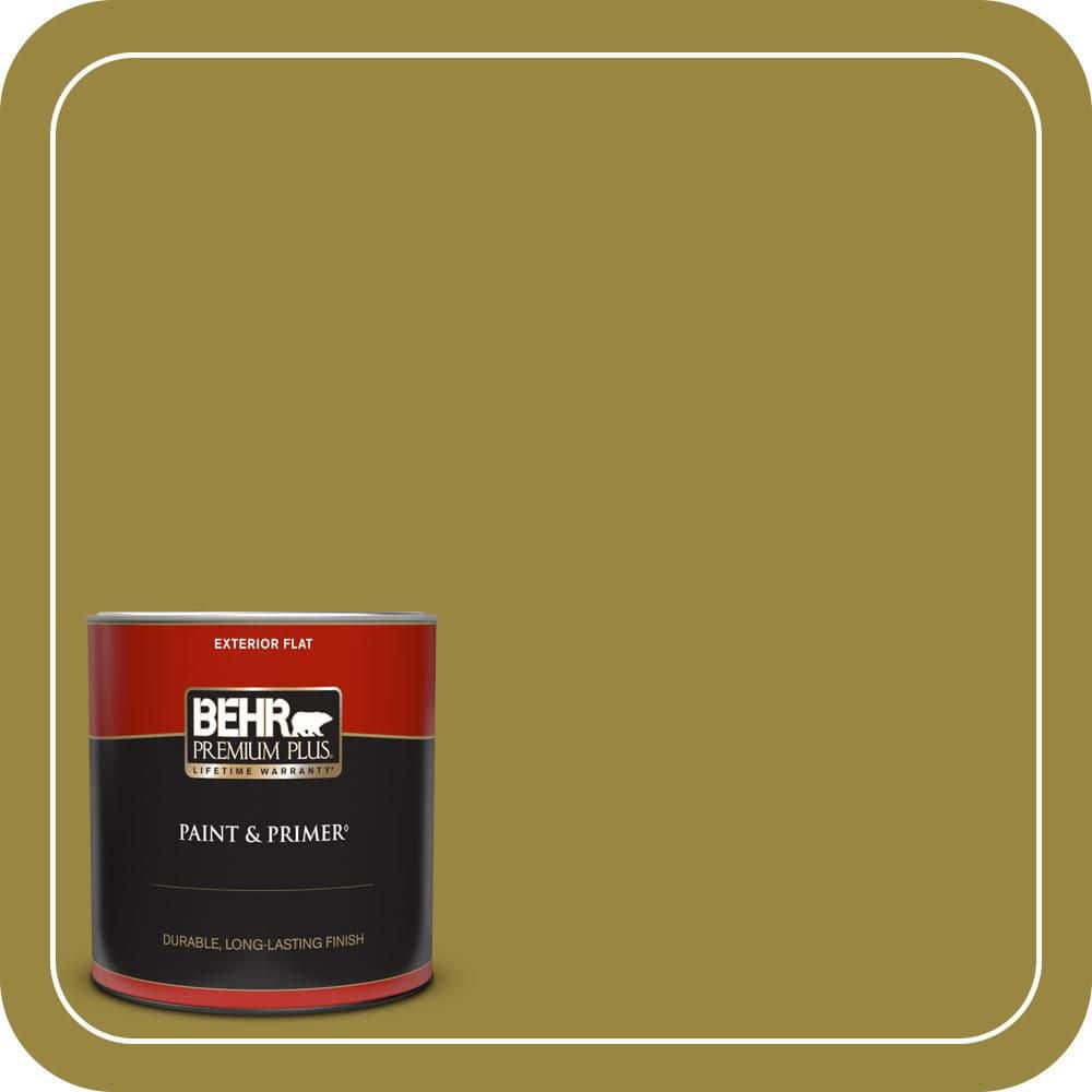 1 qt. #380D-7 Wild Grass Flat Exterior Paint & Primer price history on PriceWatchPro