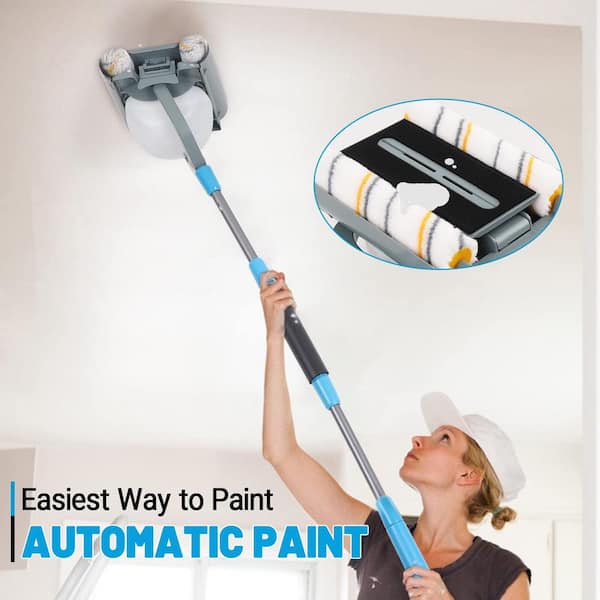 Dyiom Automatic Paint Roller Kit, 8 in. Ejection Paint Roller Brush with  1.2l Capacity Paint Bucket B0BDRSLRDZ - The Home Depot