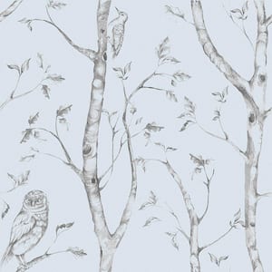 Blue Woods Vinyl Strippable Wallpaper (Covers 30.75 sq. ft.)