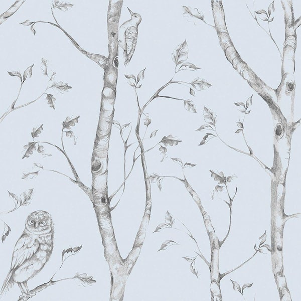 NuWallpaper Blue Woods Vinyl Strippable Wallpaper (Covers 30.75 sq. ft.)