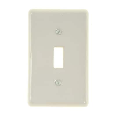 Scabos Travertine Single Toggle Switch Plate Cover - Honed - Tilephile