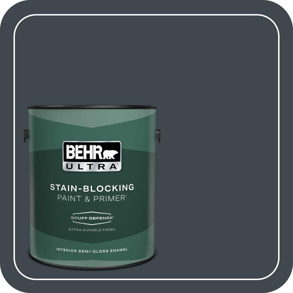 1 gal. #PPU25-23 Winter Way Extra Durable Semi-Gloss Enamel Interior Paint & Primer price history on PriceWatchPro
