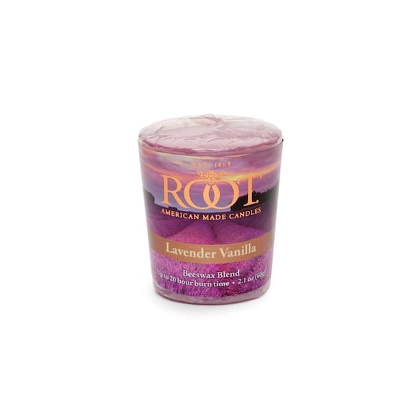20-Hour Lavender Vanilla Scented Votive Candle (Set of 18)