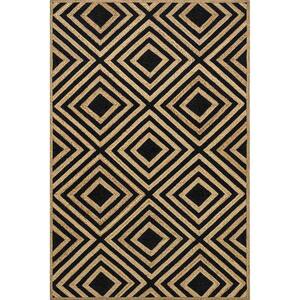 RUGS USA Black 8 ft. x 10 ft. Lauren Liess x Rugs USA Dogwood Tiled ...
