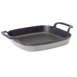 8 In. Enameled Weathered Gray Baking Dish