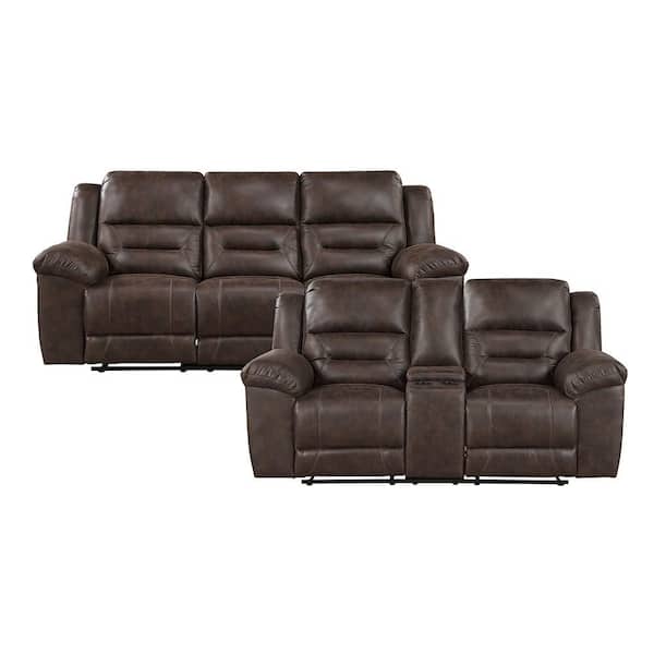 Lazzara Anslee 84 in. W Pillow Top Arm Microfiber Rectangle 3