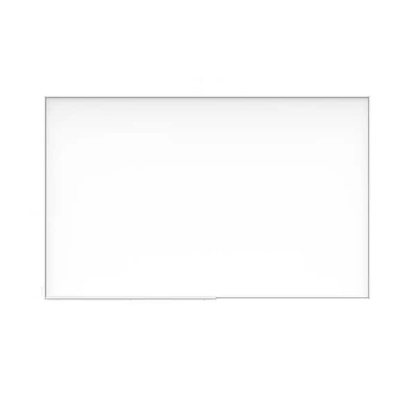 CONGE IMPORT LLC Silver 36 in. W x 60 in. H Bedroom Rectangle Aluminum Framed Mirror Oversized Modern Simple Decorative Large Wall HD