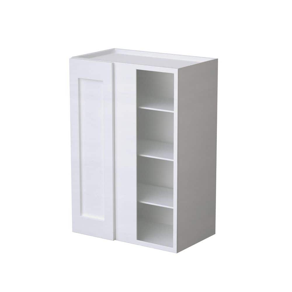 27-inch W x 12-inch D x 30-inch H Plywood Ready to Assemble Blind Wall Kitchen Cabinet in White with Soft Close price history on PriceWatchPro
