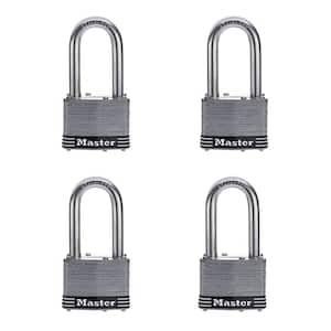 VIUIOE 4Pcs Keyed Alike Padlocks with Keys - Long Shackle Gym