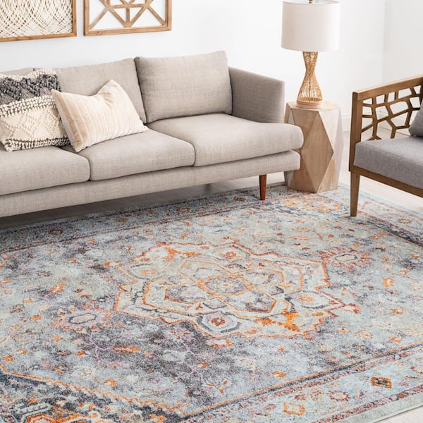 Wakefield Oriental Gray 7 ft. x 10 ft. Indoor Area Rug