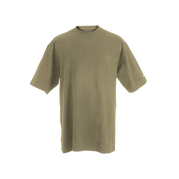 Berne Men's 6 XL Tall Desert Cotton and Polyester Heavy-Weight Pocket T-Shirt