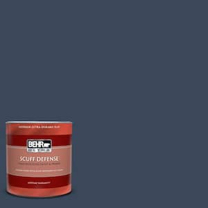 1 qt. #M500-7 Very Navy Extra Durable Flat Interior Paint & Primer