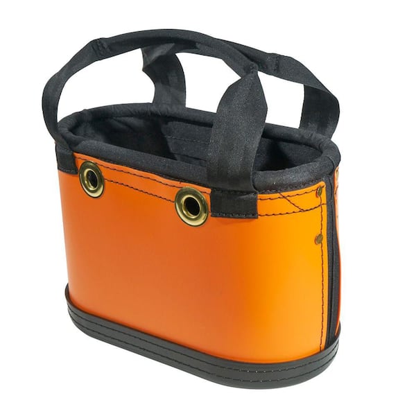 Klein Tools 5144HBS Hard Body Oval Bucket - Orange/ Black