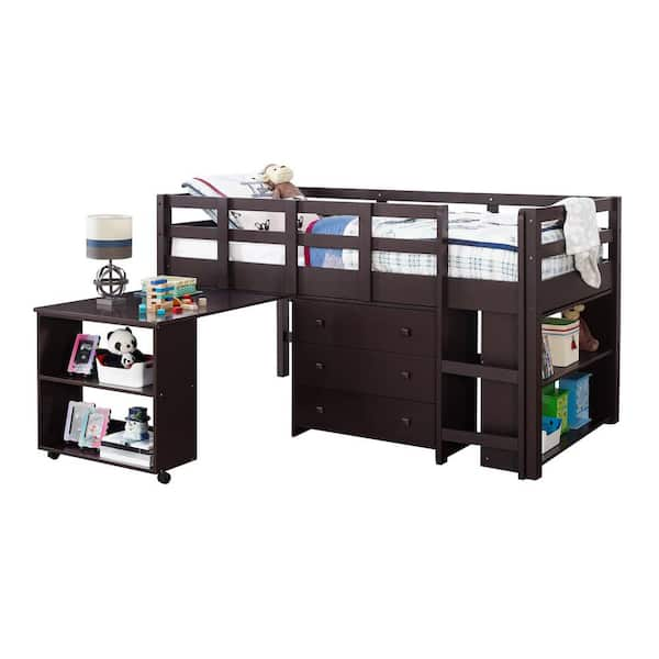 Low study best sale loft bed