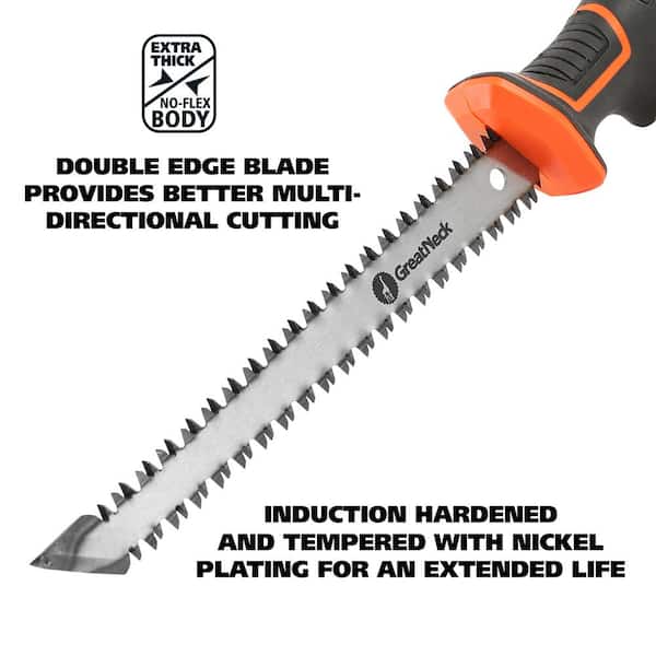GreatNeck 6 in. Double Edge Jab Saw 74030 - The Home Depot
