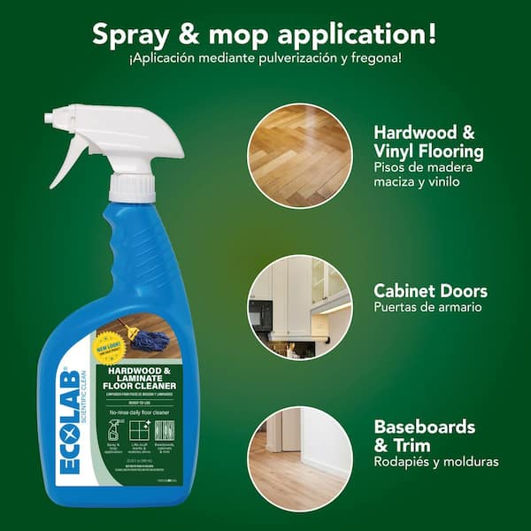 32 fl. oz. Hardwood and Laminate Floor Cleaner, Advanced No-Rinse Solution Safe on Wood, Laminate, Marble and Vinyl
