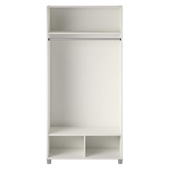 SystemBuild Lonn 36 in. Wide White Mudroom Cabinet