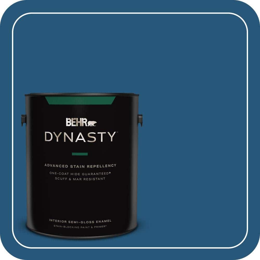 1 gal. #S-H-560 Royal Breeze Semi-Gloss Enamel Interior Stain-Blocking Paint & Primer price history on PriceWatchPro