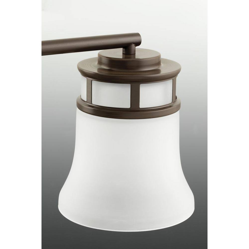 Cascadia Antique Bronze 8" Bath Vanity Light