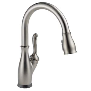 Leland VoiceIQ Touch2O with Touchless Technology Single Handle Pull Down Sprayer Kitchen Faucet in Spotshield Stainless