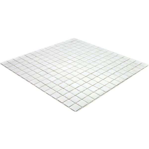 Apollo Tile (Sample) Floor and Wall Tile Mink Gray 4-in x 6-in Glossy Glass Uniform Squares Mosaic Floor and Wall Tile