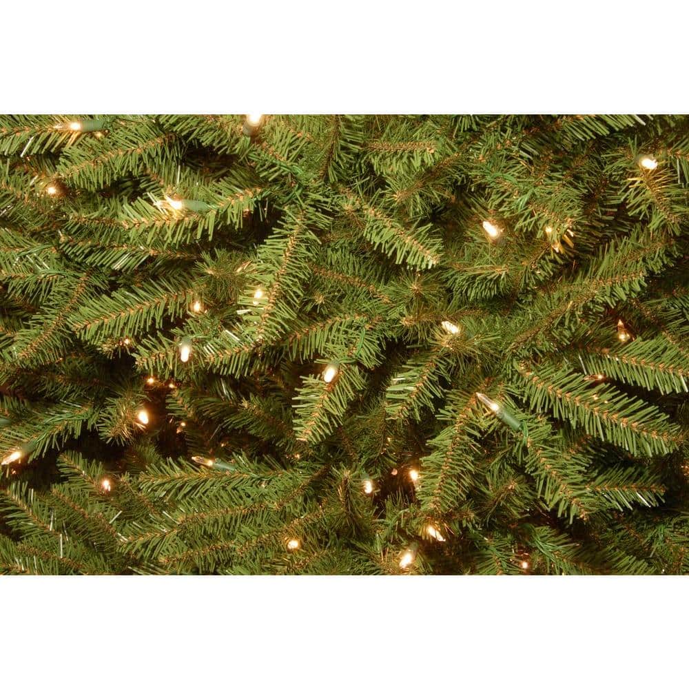 9-Foot Green Fir Artificial Christmas Tree with Dual Color LED Lights