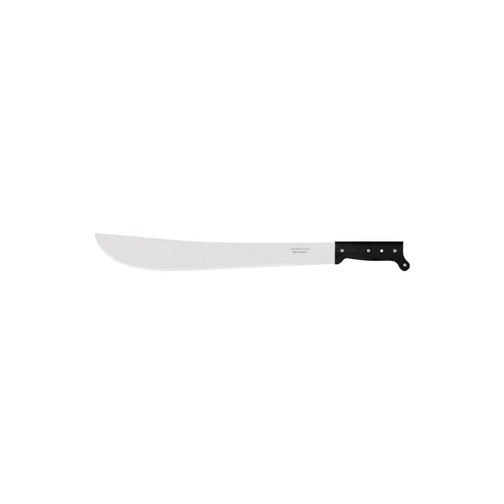 Tramontina 18" Carbon Steel Trailing Point Straight Edge Blade Machete