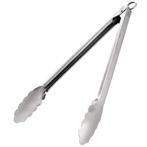 ExcelSteel 6 in. (Set of 5) Stainless Steel Condiment Serving Tongs 309 -  The Home Depot