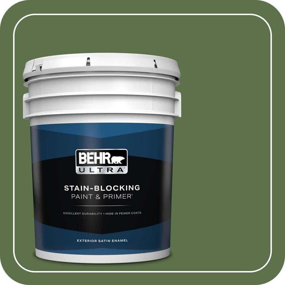 5 gal. #MQ6-48 Hummingbird Green Satin Enamel Exterior Paint & Primer price history on PriceWatchPro