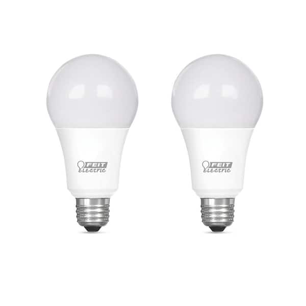 Feit 100-Watt Equivalent A19 Dimmable CEC STAR 90+ CRI Indoor LED Light Bulb, Daylight (2-Pack) OM100DM/950CA/2 - The Home Depot