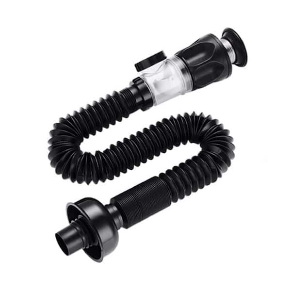 Bathroom Sink Drain Kit with Flexible Expandable P-Trap, 3 in. H x 17 in. W x 3 in. D Sink Drain Pipe Tube