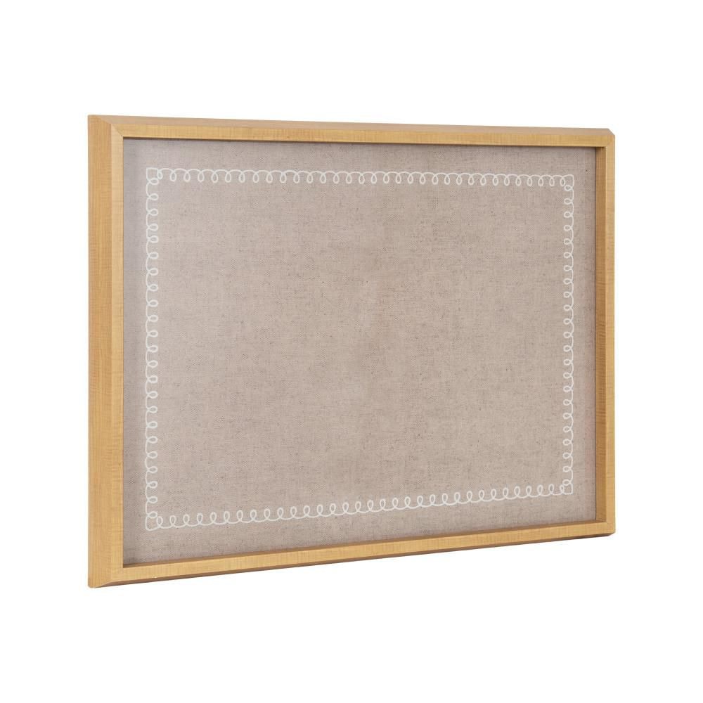 Blake 18 in. x 24 in. Natural Plastic Framed Glass Memo Board price history on PriceWatchPro