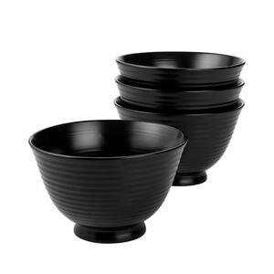15 oz. Tokyo Bowls Black Stoneware (Set of 4)