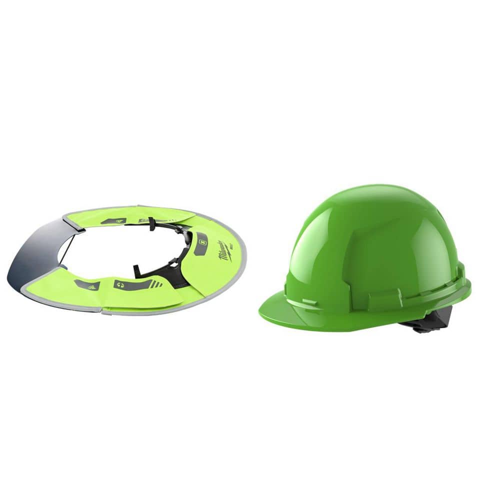 BOLT Tinted Brim Yellow High Visibility Visor with 360-Degree UV Protection with (5) GRN Front Brim w/ Bolt-Type 1CLS E price history on PriceWatchPro