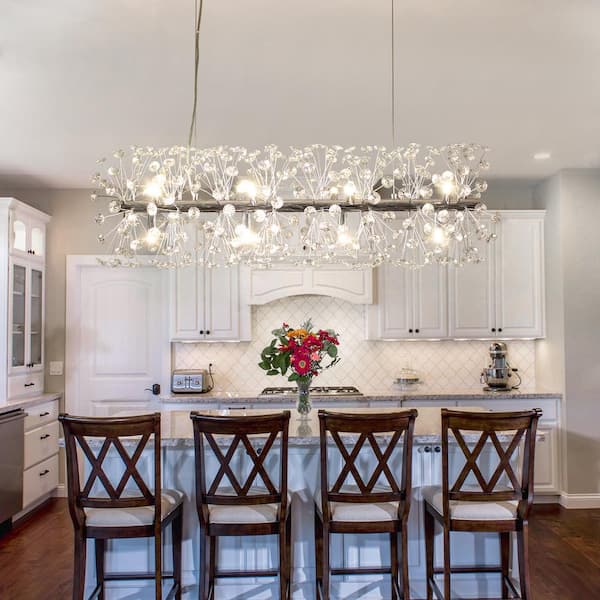 EDISLIVE Calzada 12-Light Chrome Crystal Dandelion