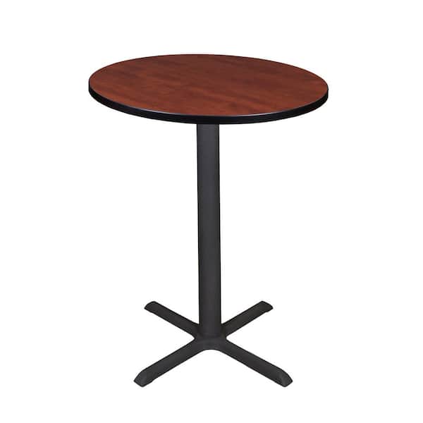 Regency Cain Cherry 30 in. Round Cafe Table