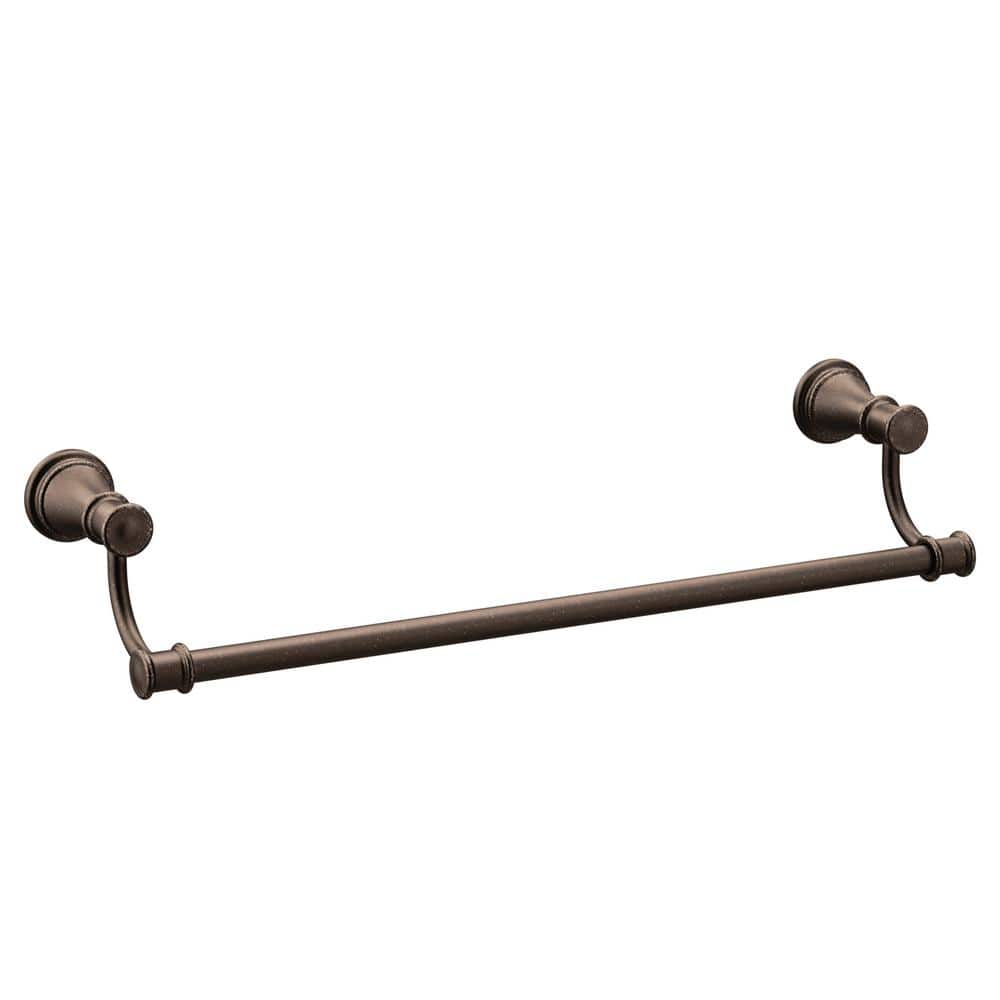 MOEN Belfield 24 in. Towel Bar in Oil Rubbed Bronze YB6424ORB - The ...