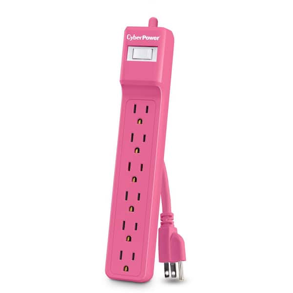 CyberPower 2 ft. 500J 6-Outlet Surge Protector