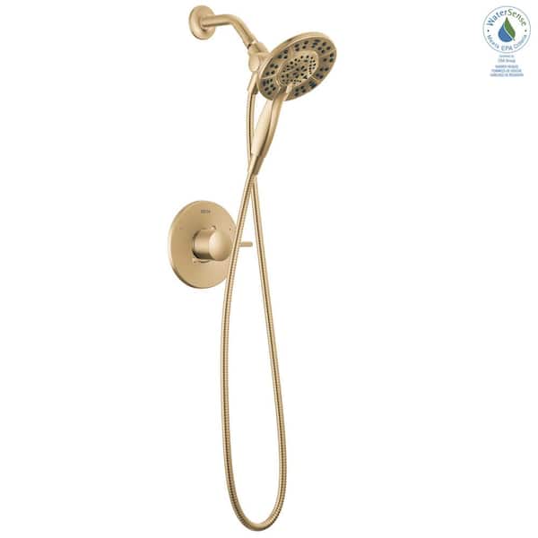 Delta Albion Gold 1-Handle Wall Mount Shower Trim in Champagne