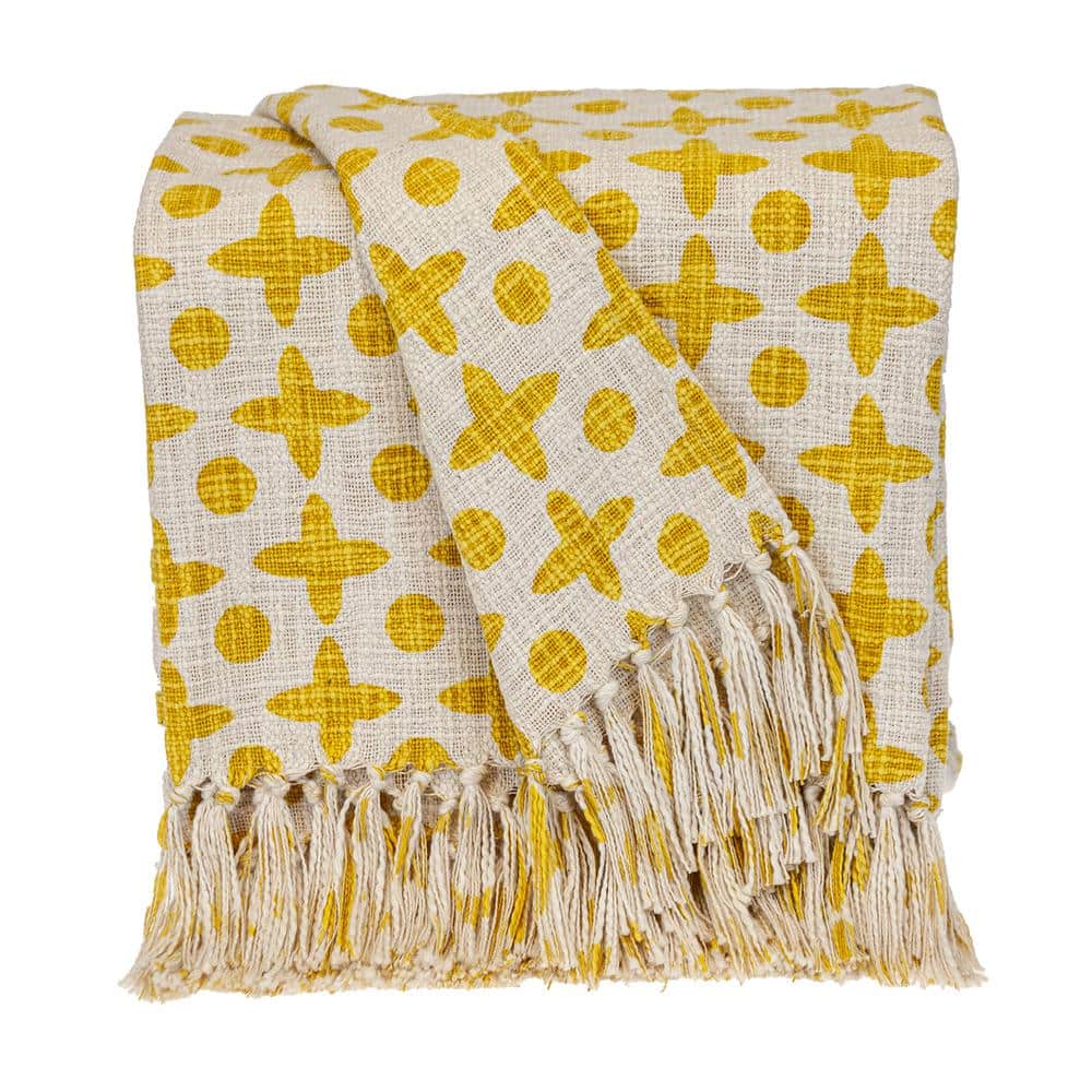Print Transitional Yellow Rectangle 50 in. x 60 in. Throw Blanket price history on PriceWatchPro