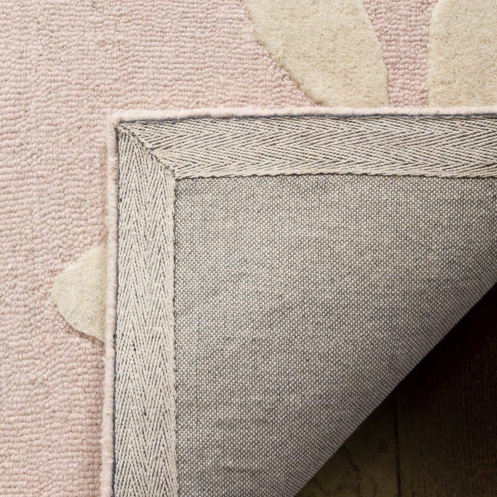 Ivory Whimsy Hand-Tufted Wool Kids' Playroom Rug 5' x 7'