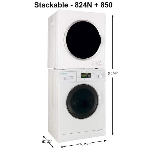 Auertech 1.6 Cu.Ft Portable Dryer With 850 W Rated Power, Suitable For  Apartments, Dorm, RVs