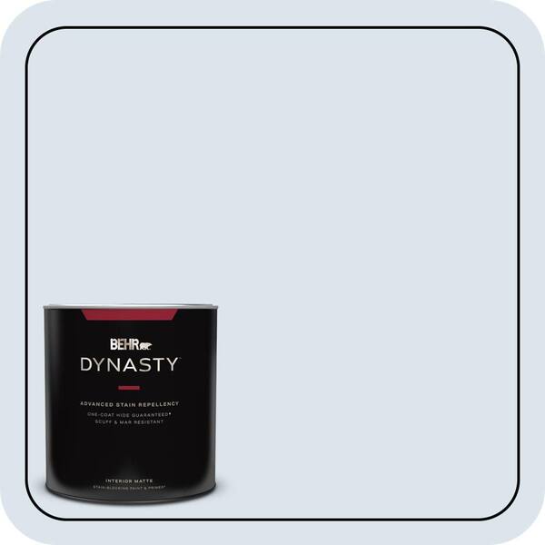 BEHR DYNASTY 1 qt. #600C-1 Mystic Light Matte Interior Stain-Blocking Paint & Primer