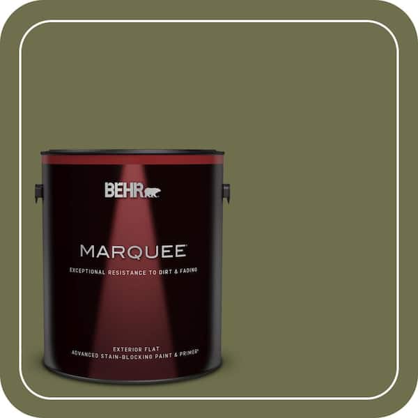 BEHR MARQUEE 1 gal. #S370-7 Outdoor Oasis Flat Exterior Paint & Primer