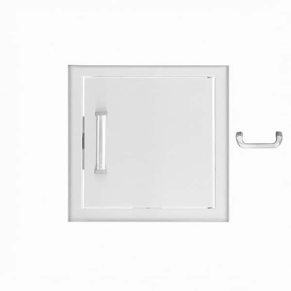 Signature 260 Series 12 in. x 12 in. Outdoor Kitchen BBQ Grill Island Stainless Steel Reversible Single Access Door